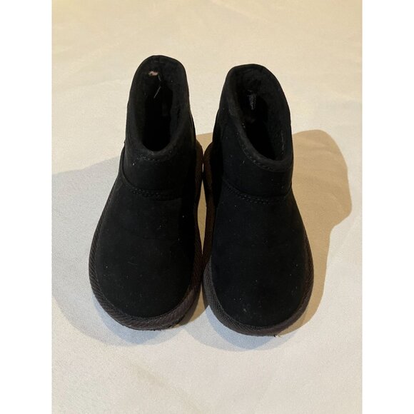 Baby Gap Toddler Bootie Slippers, Black, Size 8 Toddler - Picture 1 of 5
